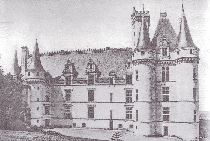Le château de Chistré - Tiré de l'ouvrage Deux Siècles de Vènerie à travers la France - H. Tremblot de la Croix et B. Tollu (1988)